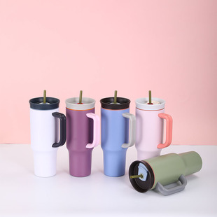 40oz Straw Tumbler with Handle