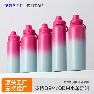 Vacuum Insulated Cup with Handle Gradient